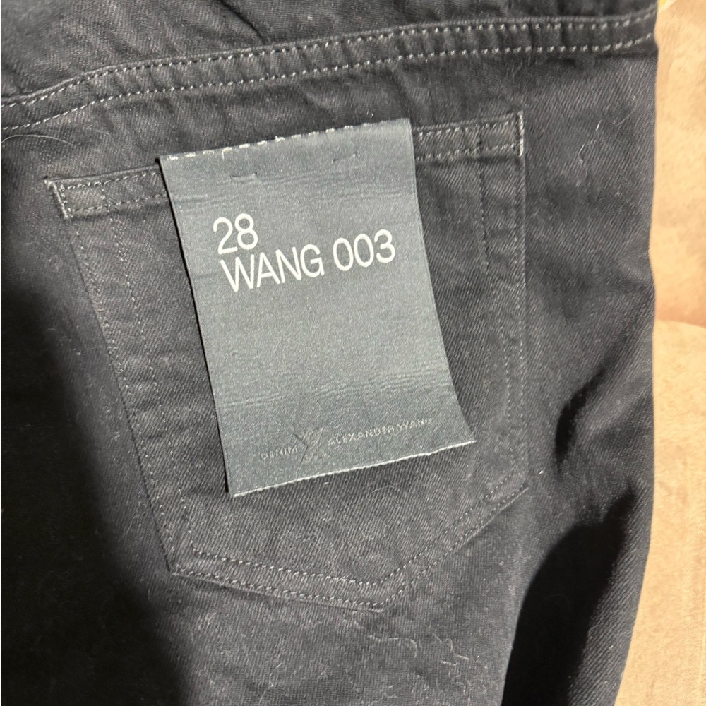 NWOT TAG Alexander Wang 003 Boy Fit jeans black fade - Picture 4 of 4